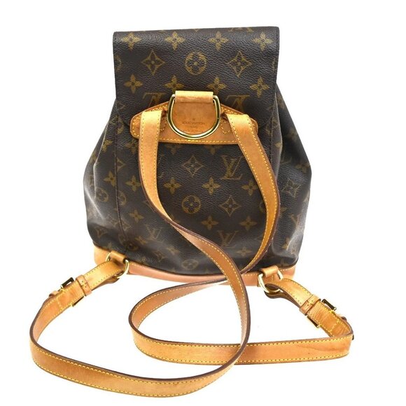 LOUIS VUITTON Montsouris MM Backpack Bag Monogram Leather Brown M51136 18KC526 main image 11